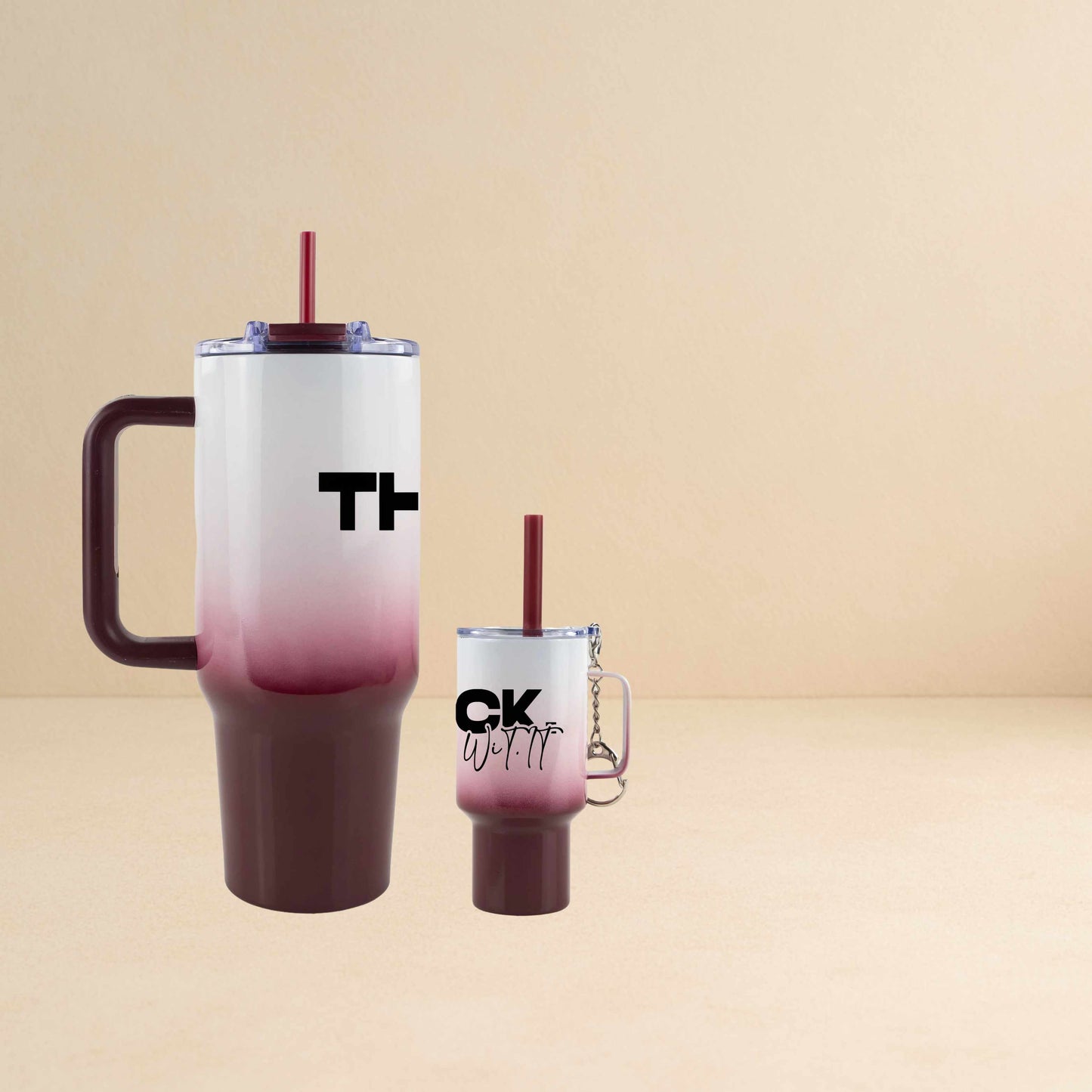 Got my own lane / Thick Wit It steel comfortable, and cozy steel tumblers
