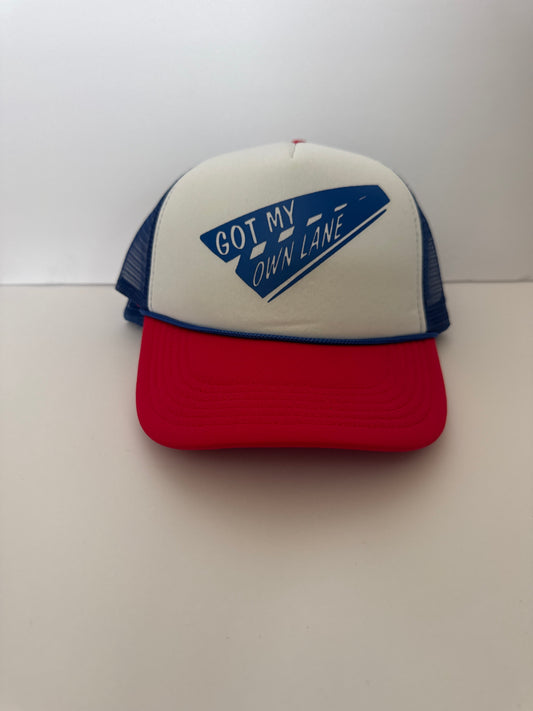 Got My Own Lane Trucker Hat