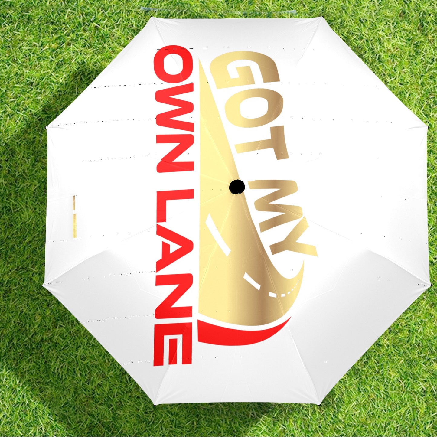 Got my own lane. Customize umbrella.