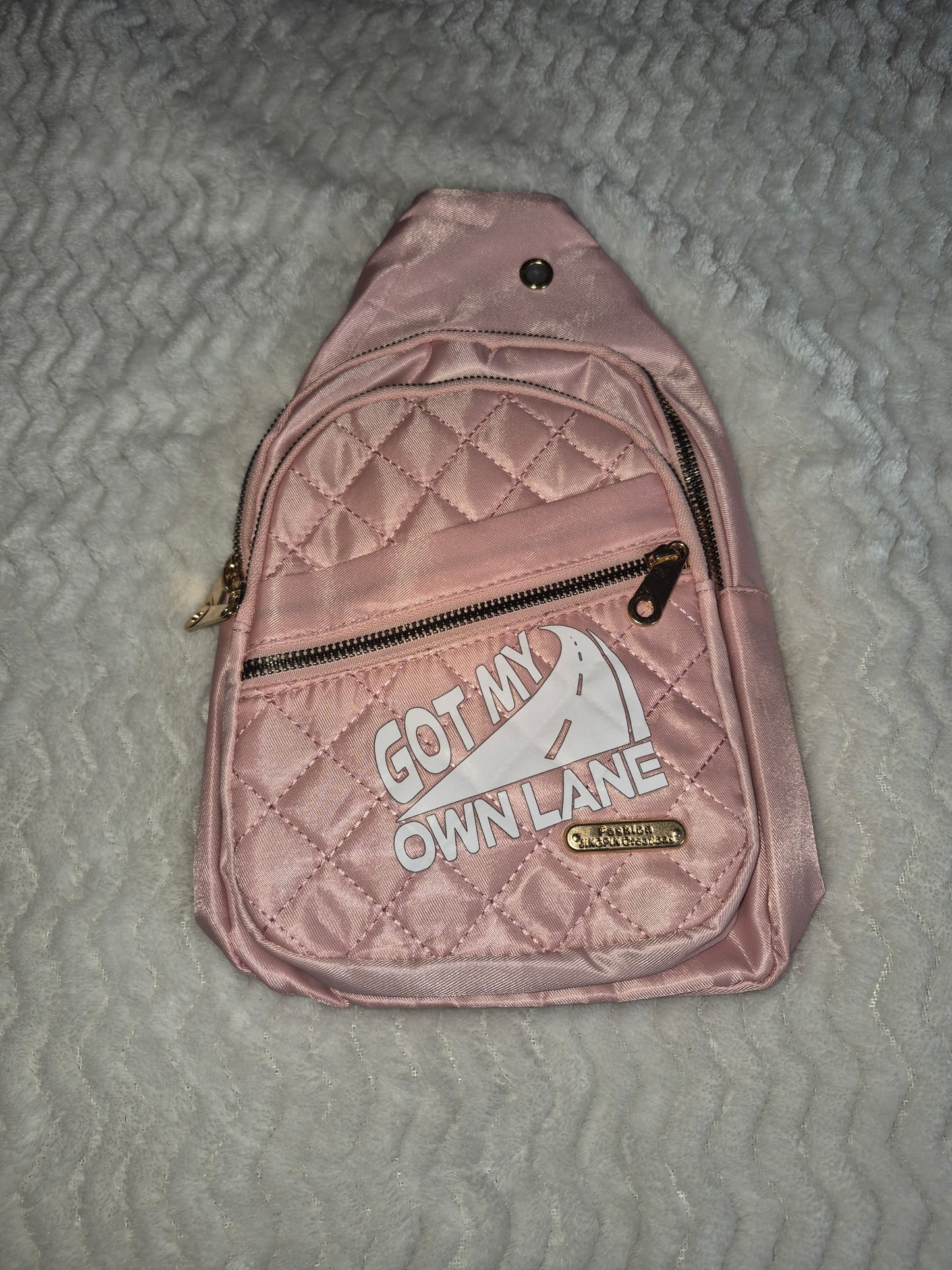 Our Own Lane Small Sling Backpack – Quilted Crossbody Chest Bag for Everyday Freedom