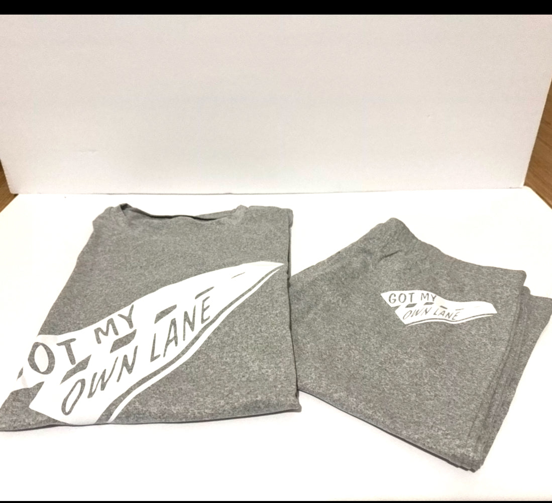 Got My Own Lane Women Biker Sets