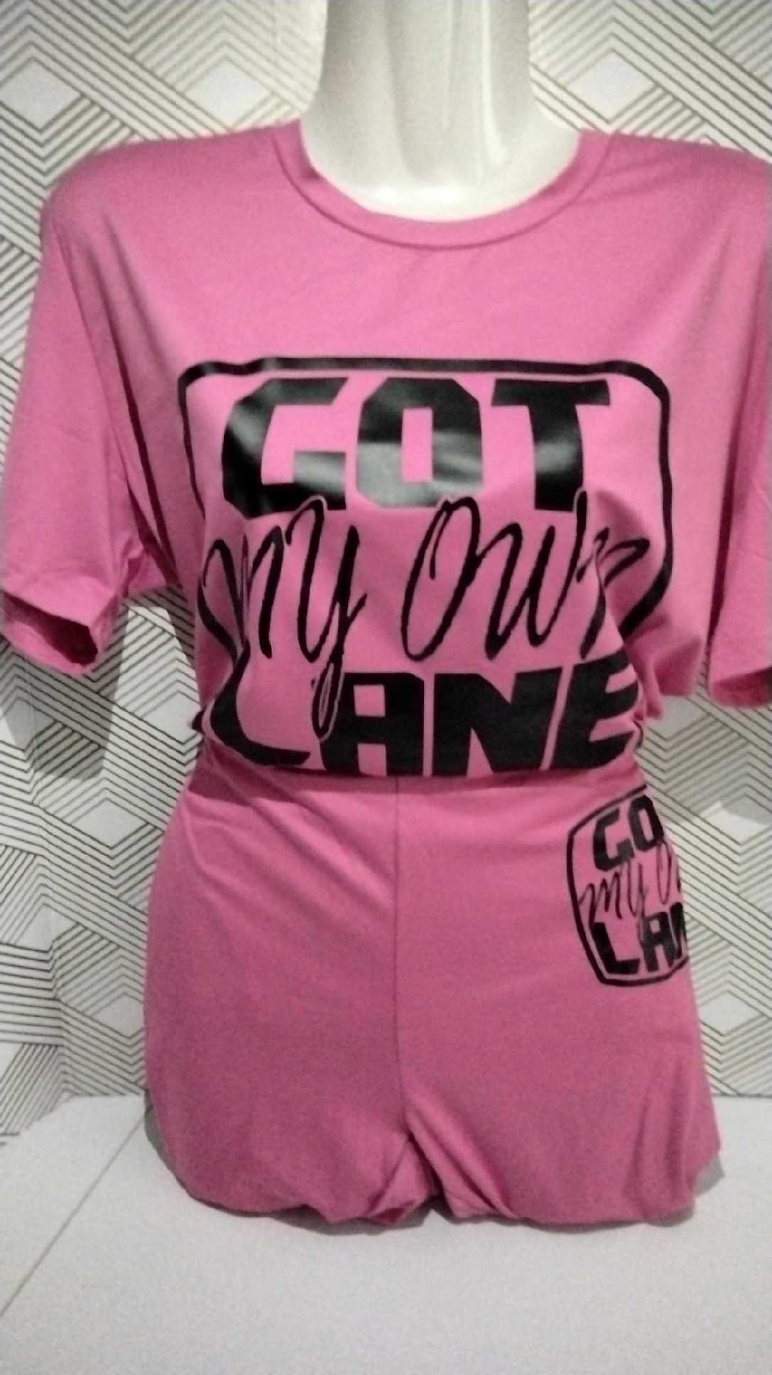 Got My Own Lane Women Biker Sets